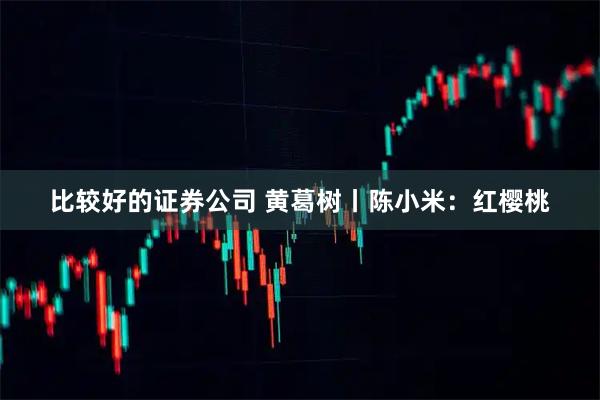 比较好的证券公司 黄葛树丨陈小米：红樱桃